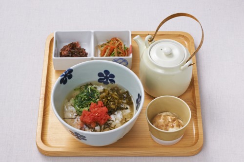 Es Mentaiko y una de la mostaza china; y chazuke